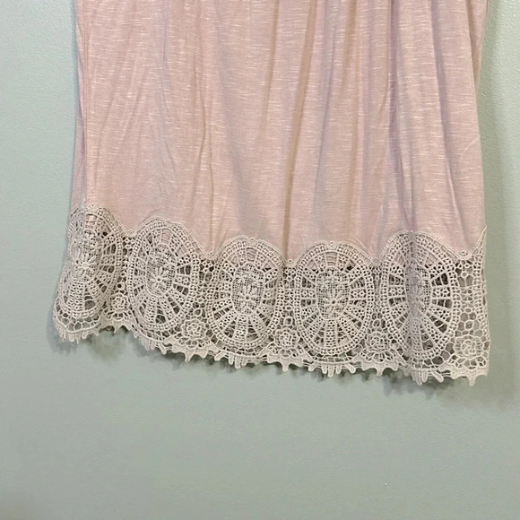 Adiva Blush Pink Shirt with Lace Detail | Blush Pink | Lace | Pink | Crochet - Picture 4 of 8